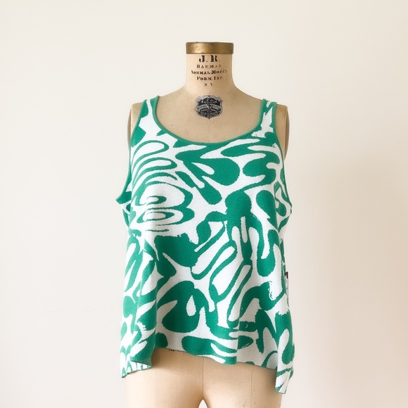 NWT Eloquii Knitted Sweater Tank - 2XL - Dopamine Maximalist - Picture 1 of 11